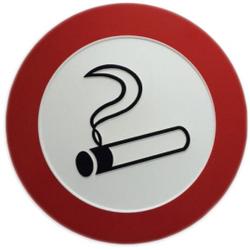Verbodsbord - Roken verboden (pictogram)